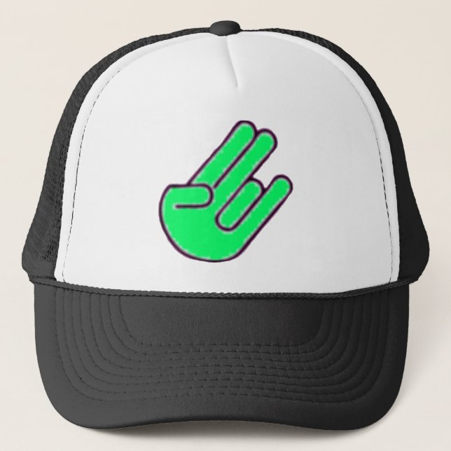 Gorra De Camionero Símbolo de la mano del escándalo (Anverso)