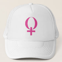 Símbolo de la Venus planetaria (rosa)