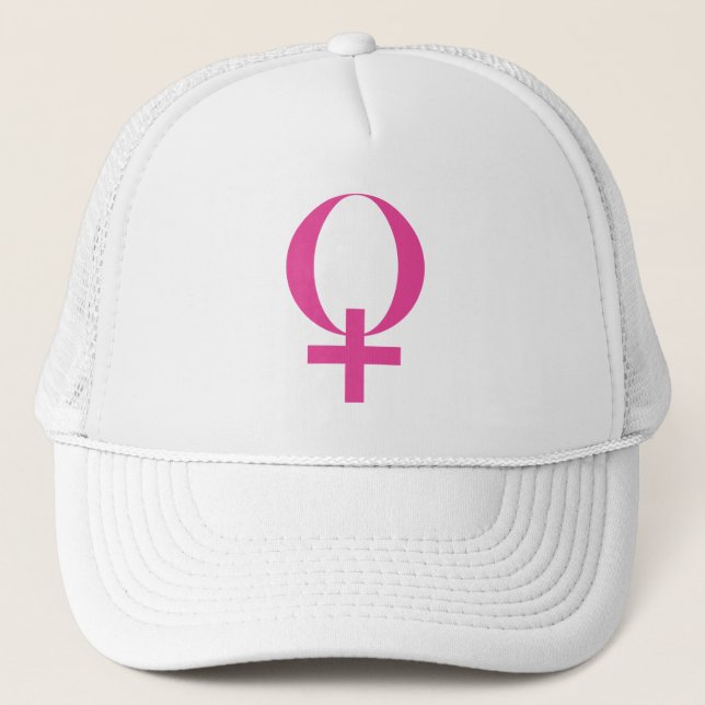 Gorra De Camionero Símbolo de la Venus planetaria (rosa) (Anverso)