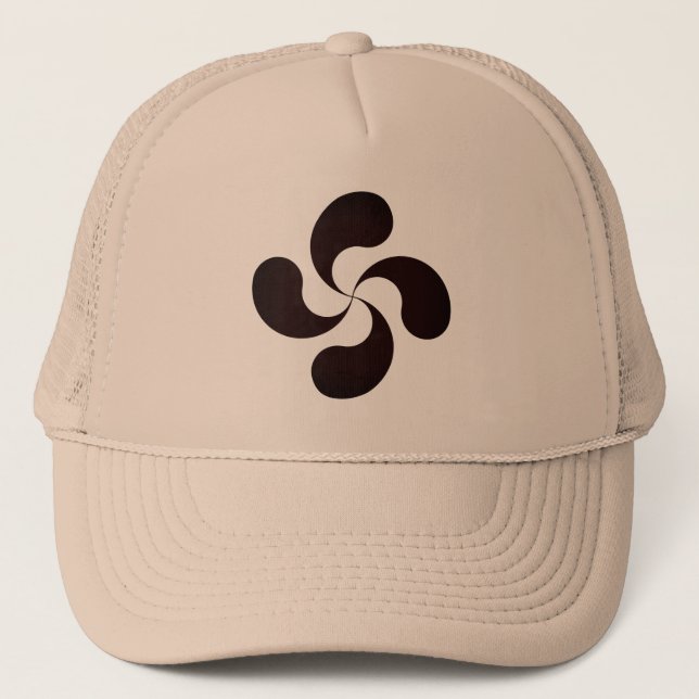 Gorra De Camionero Símbolo de Lauburu (Anverso)