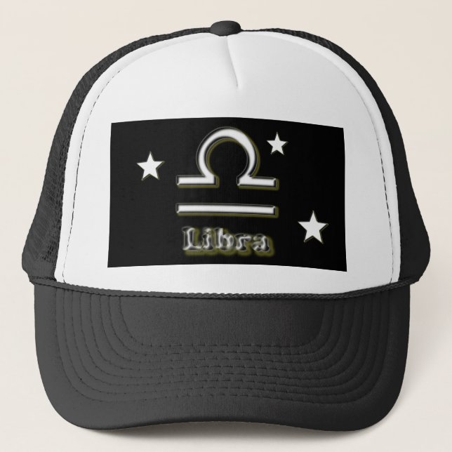 Gorra De Camionero Símbolo de Libra (Anverso)