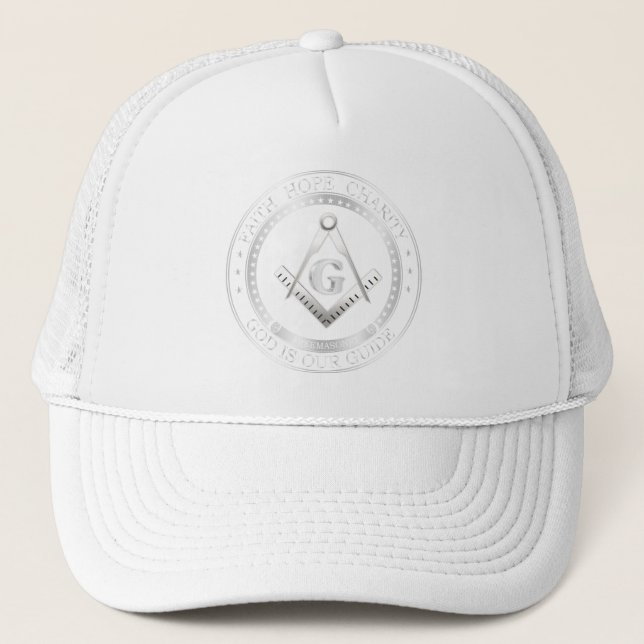 Gorra De Camionero Símbolo de masonería (Anverso)