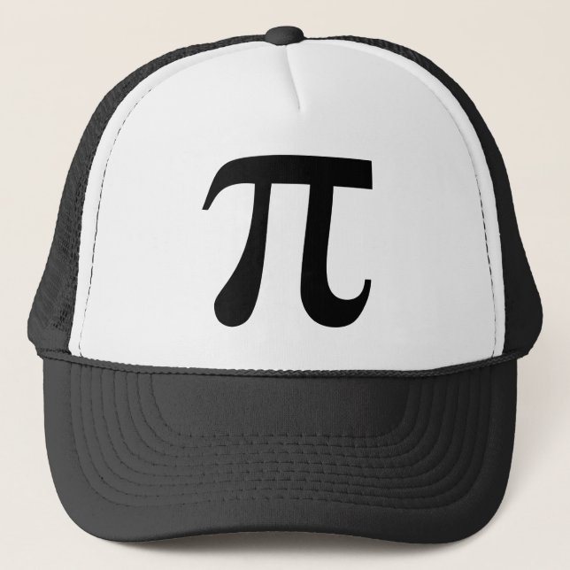 Gorra De Camionero Símbolo de matemáticas de Pi (Anverso)