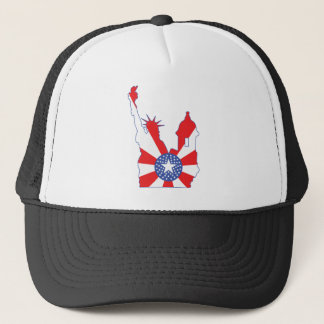 Gorra De Camionero símbolo de Nueva York Puerto Rico combinado