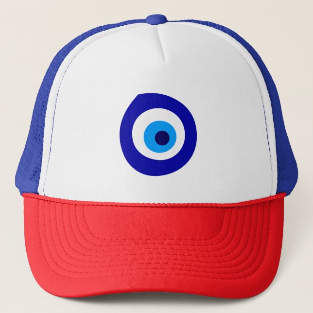Gorra De Camionero Símbolo de ojo malvado (Anverso)