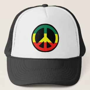 Gorra De Camionero Símbolo de paz rasta