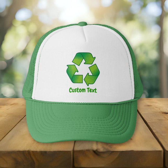 Gorra De Camionero Símbolo de reciclaje (Subido por el creador)