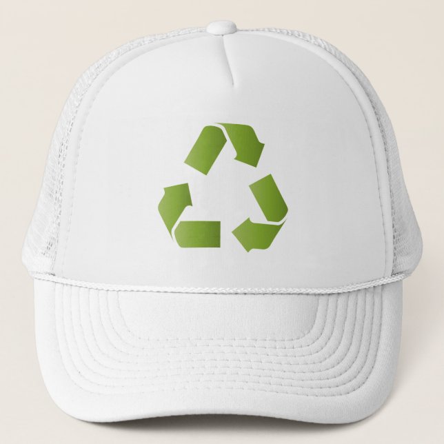 GORRA DE CAMIONERO SÍMBOLO DE RECICLAJE (Anverso)