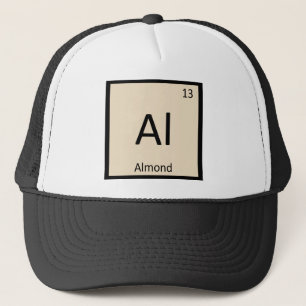 Gorra De Camionero Símbolo de tabla periódica de química de nueces de