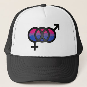 Gorra De Camionero símbolo del Bisexual 3D