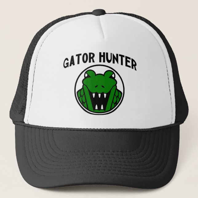Gorra De Camionero Símbolo del cazador del cocodrilo (Anverso)