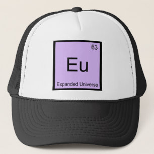 Gorra De Camionero Símbolo del elemento químico Eu - Universo Expandi