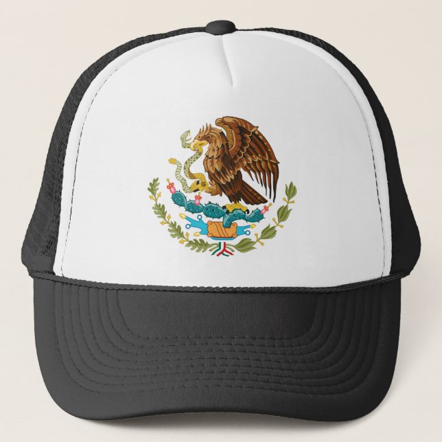 Gorra De Camionero Símbolo del escudo de armas de México (Anverso)