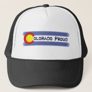 Gorra De Camionero Símbolo del estado de bandera Orgullo Colorado gor