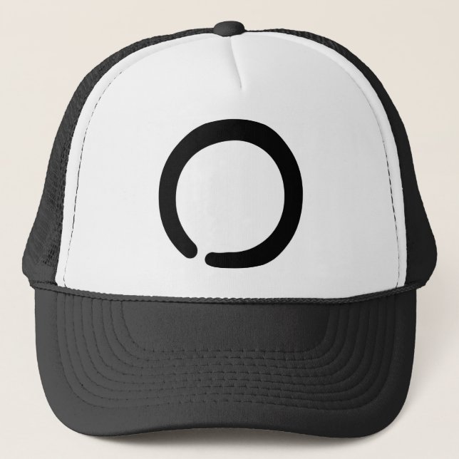 Gorra De Camionero Símbolo del zen de Enso (Anverso)