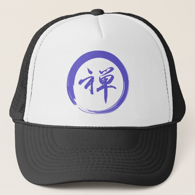 Gorra De Camionero Símbolo Enso con símbolo Zen (Anverso)