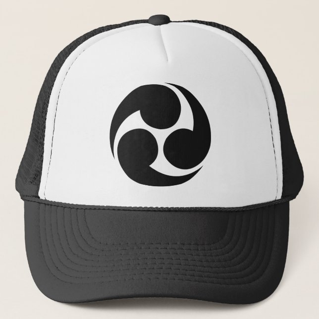 Gorra De Camionero Símbolo japonés del escudo familiar (KAMON) (Anverso)