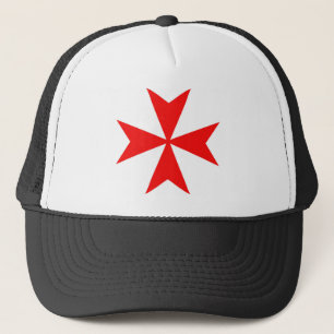Gorra De Camionero símbolo templar de la religión de la Cruz Roja d