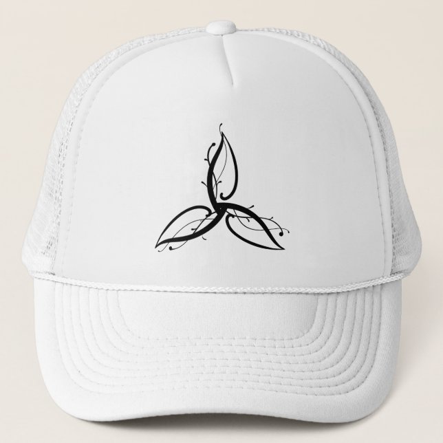 Gorra De Camionero Símbolo Triquetra Odin Norse Wicca (Anverso)