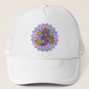 Gorra De Camionero Símbolo Universal OM / AUM - Ornamento