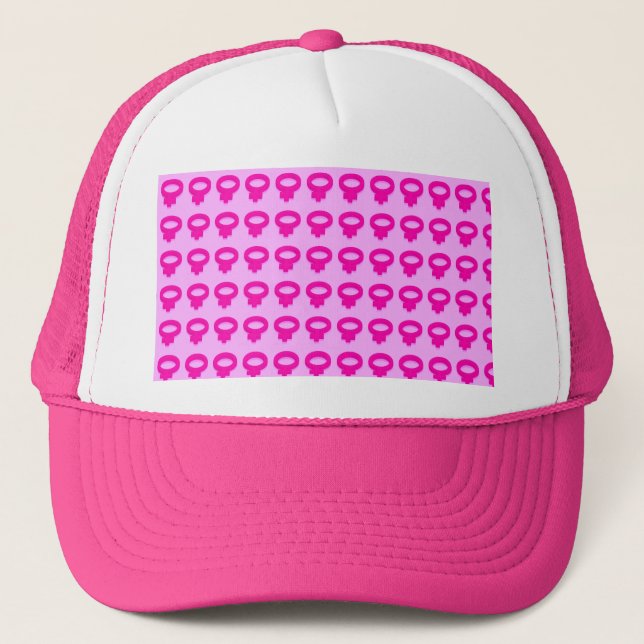 GORRA DE CAMIONERO SÍMBOLOS FEMENINOS (Anverso)