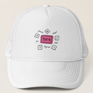Gorra De Camionero Símbolos matemáticos Estudiantes y padres