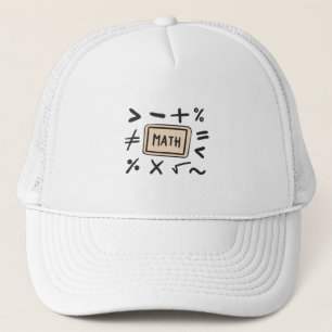 Gorra De Camionero Símbolos matemáticos para estudiantes y padres