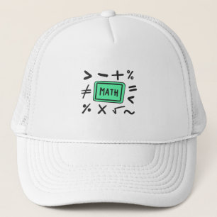 Gorra De Camionero Símbolos matemáticos para estudiantes y padres