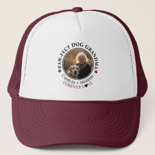 Gorra De Camionero Simple Black Text Funny Dog Grandma Photo