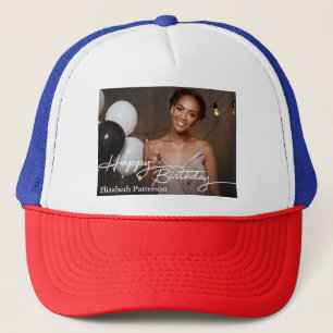Gorra De Camionero Simple Classic Happy Birday Photo