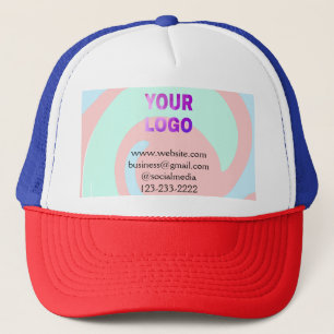 Gorra De Camionero simple mínimo añadir su logotipo/diseño aquí texto