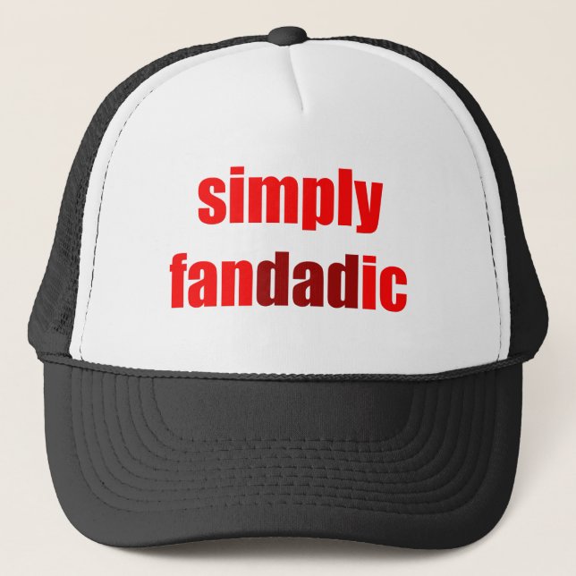 Gorra De Camionero Simplemente Fandadic (Anverso)