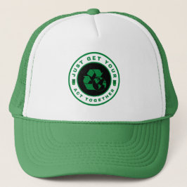 Gorra De Camionero Simplemente ponte las pilas