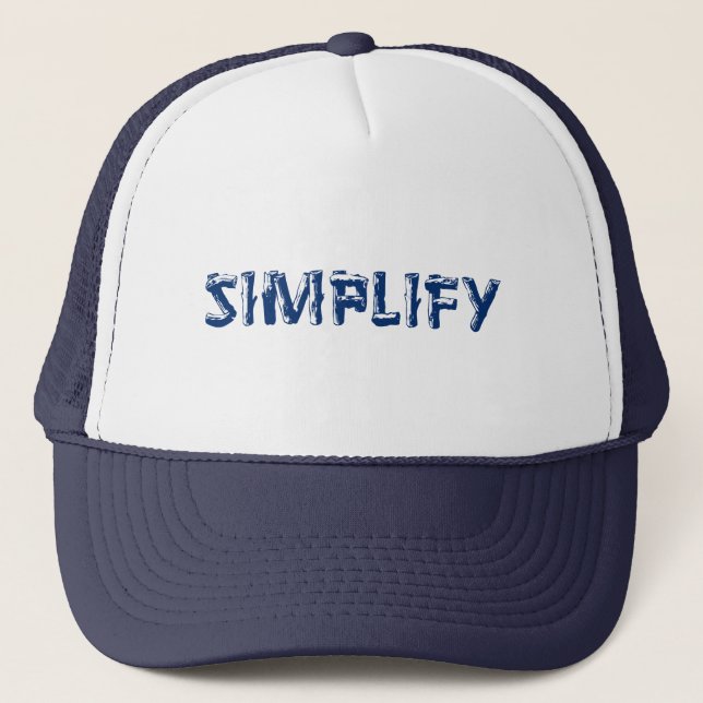 Gorra De Camionero Simplificar (Anverso)