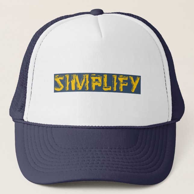 Gorra De Camionero Simplificar (Anverso)