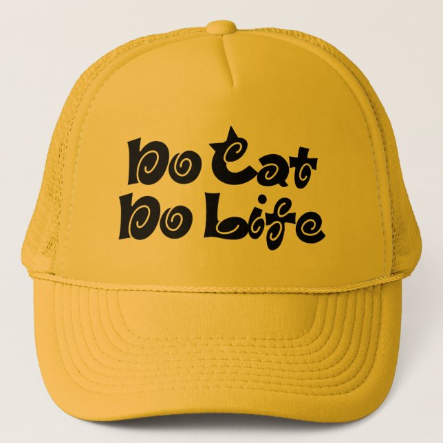 Gorra De Camionero Sin gato sin vida (Anverso)