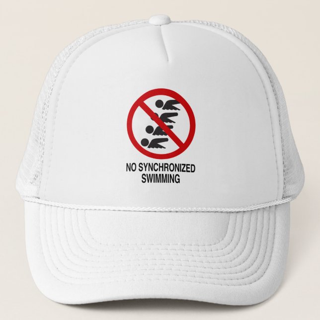 Gorra De Camionero Sin Natación Sincronizada (Anverso)