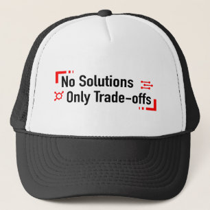 Gorra De Camionero Sin soluciones sólo compensaciones