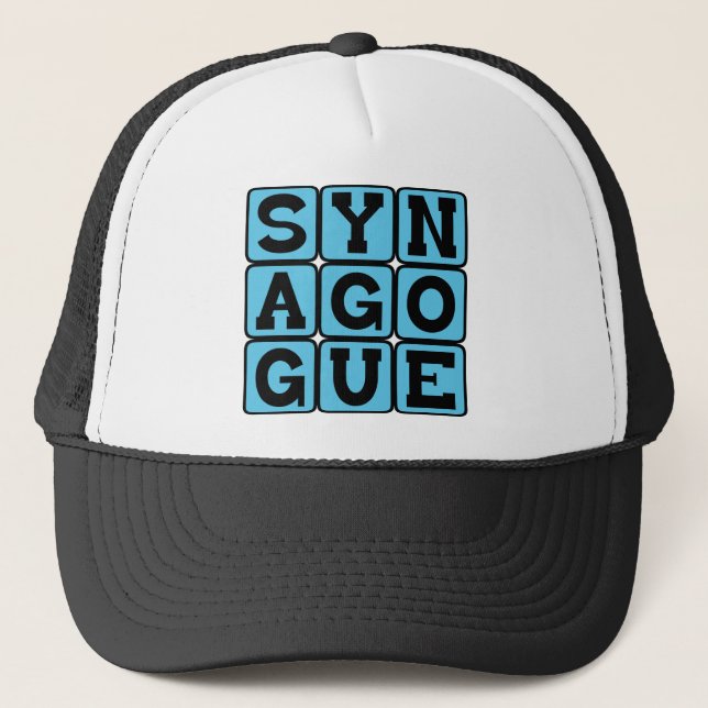 Gorra De Camionero Sinagoga, Lugar de Culto (Anverso)