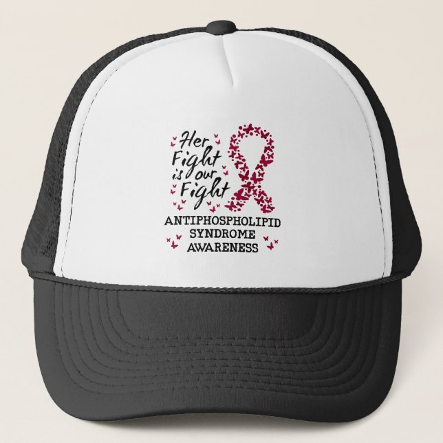 Gorra De Camionero Síndrome antifosfolípido Conciencia (Anverso)