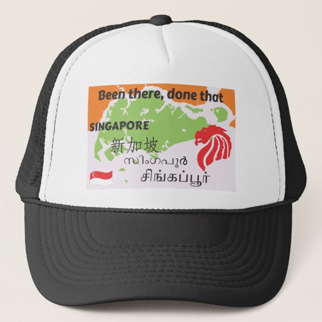 Gorra De Camionero Singapur (Anverso)