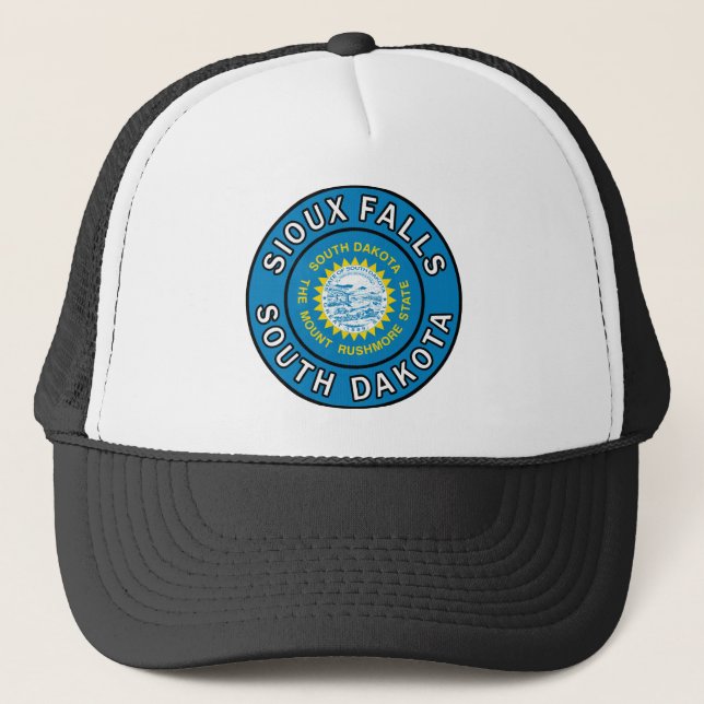 Gorra De Camionero Sioux Falls Dakota del Sur (Anverso)