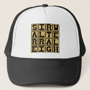 Gorra De Camionero Sir Walter Raleigh, explorador inglés