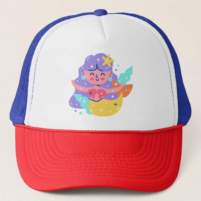 Gorra De Camionero Sirena amarilla (Anverso)