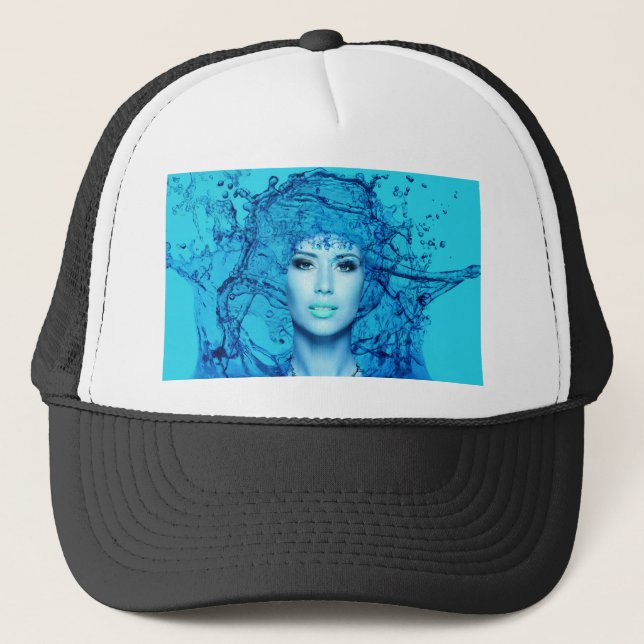 Gorra De Camionero Sirena azul (Anverso)