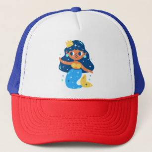 Gorra De Camionero Sirena azul
