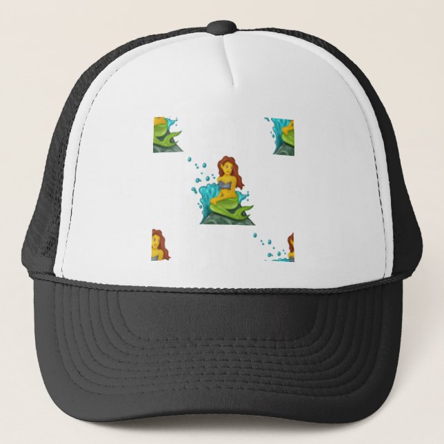 Gorra De Camionero sirena de emoji (Anverso)