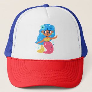 Gorra De Camionero Sirena rosa