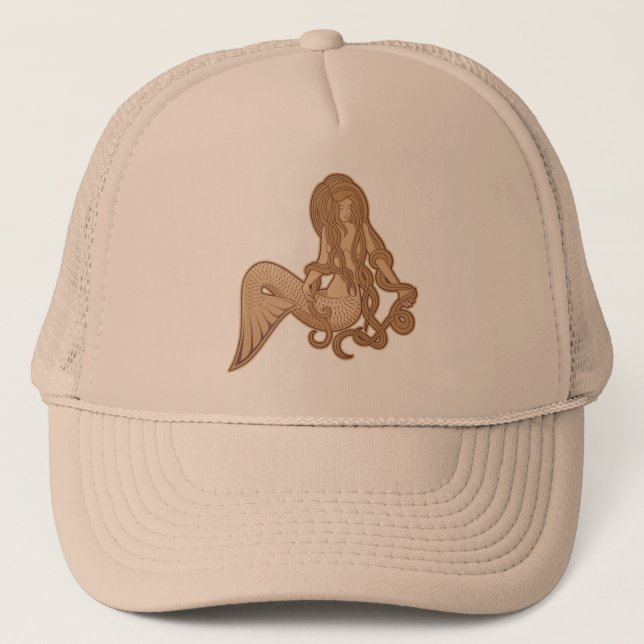 Gorra De Camionero Sirena sentada (Anverso)