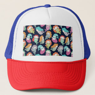Gorra De Camionero Sirenas: un modelo caprichoso y sin costuras.
